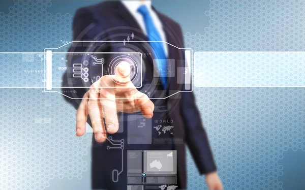Tecnologia virtuale nel business — Foto Stock
