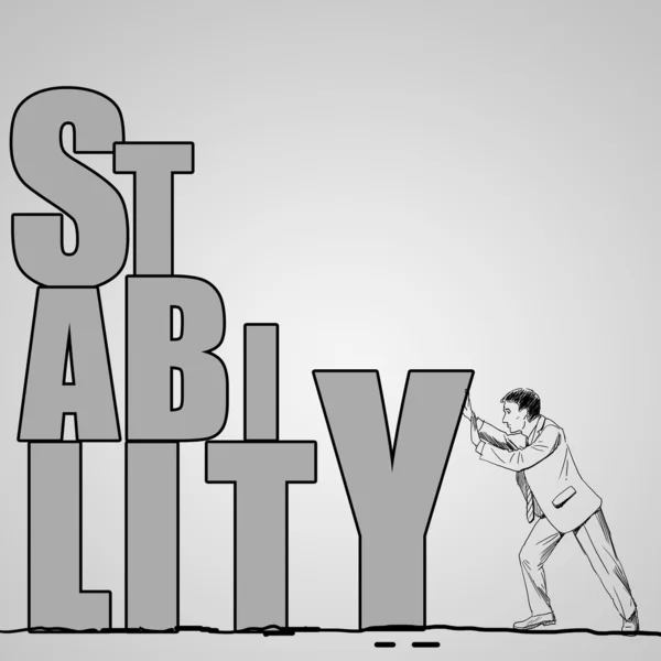 Businessman pushing word reliability — Stock Photo, Image