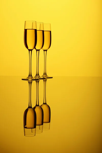 Glasses with wine — Stock Photo, Image