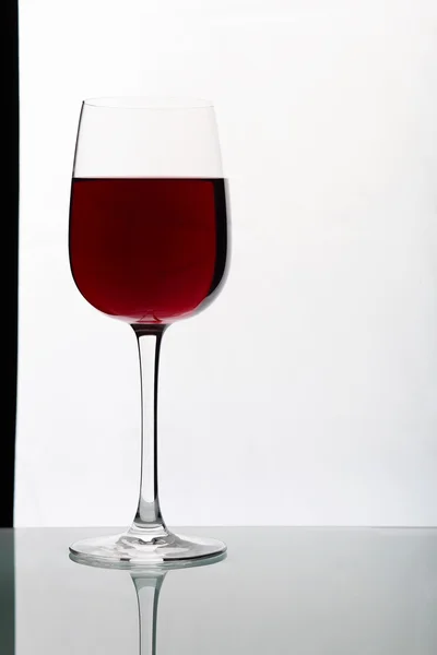 Bril met wijn — Stockfoto