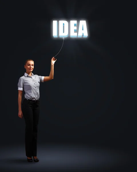 Идеи и творчество в бизнесе — стоковое фото
