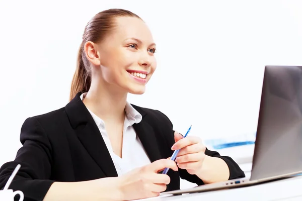 Business woman in office Stock Picture