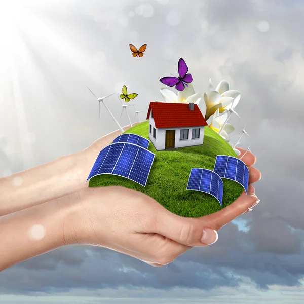 Écologie et énergie sûre — Photo