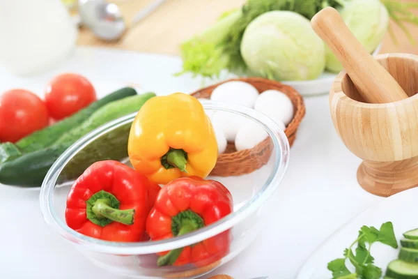 Alimentos frescos y saludables —  Fotos de Stock