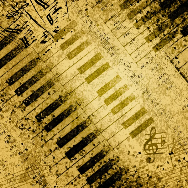 Muzyka notatki tło — Zdjęcie stockowe