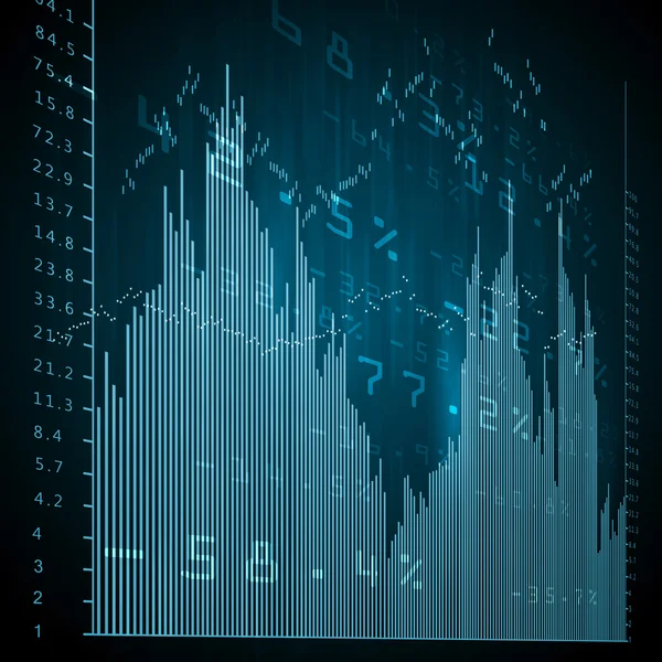 Wykresy i finansowe — Zdjęcie stockowe