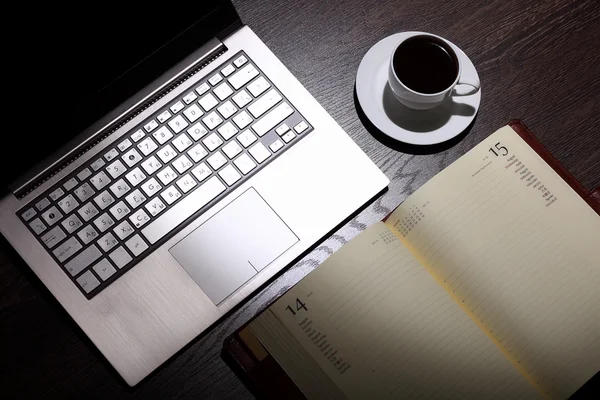 stock image Coffee at business workplace