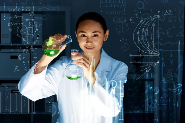 Young scientist in laboratory — Stock Photo, Image
