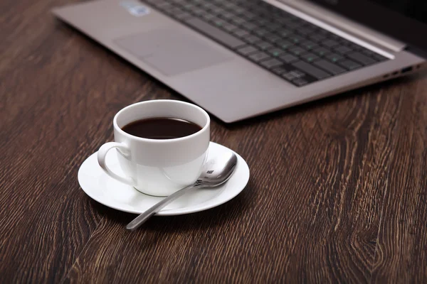 Káva na pracovišti podnikání — Stock fotografie