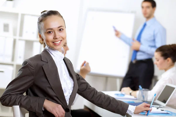 Young business working together — Stock Photo, Image