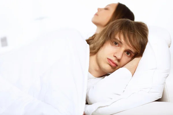Young man and his wife — Stock Photo, Image