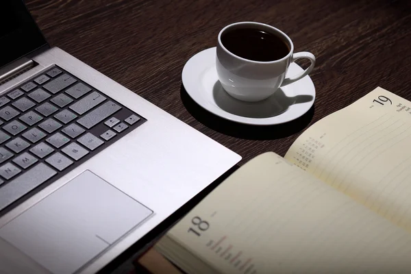 stock image Coffee at business workplace