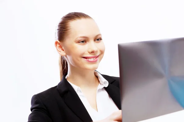 Mujer de negocios en la oficina —  Fotos de Stock