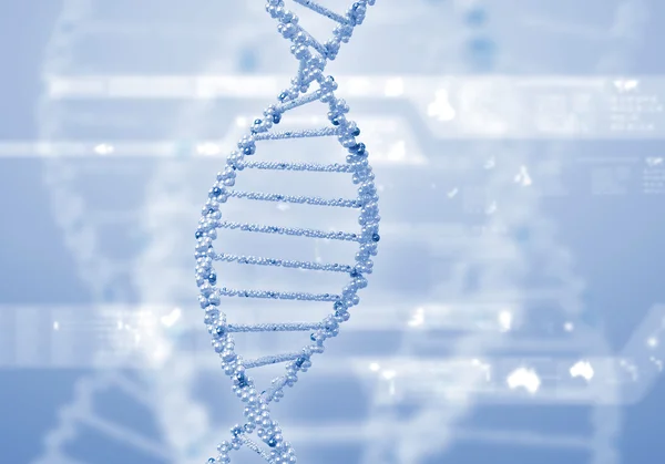 DNA鎖イラスト — ストック写真
