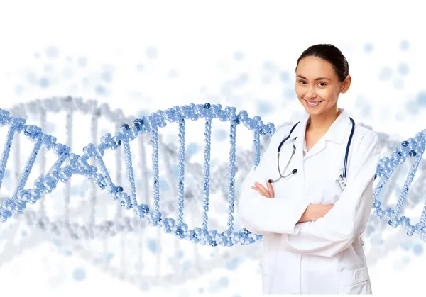 DNA strand illustration — Stock Photo, Image