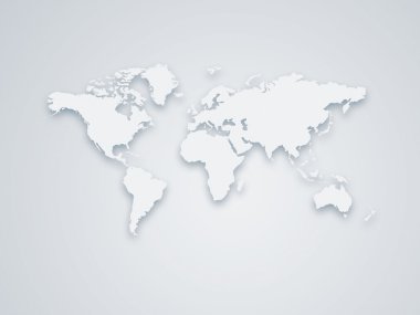 World map clipart