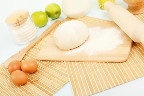 Diferentes productos para hacer pan — Foto de Stock