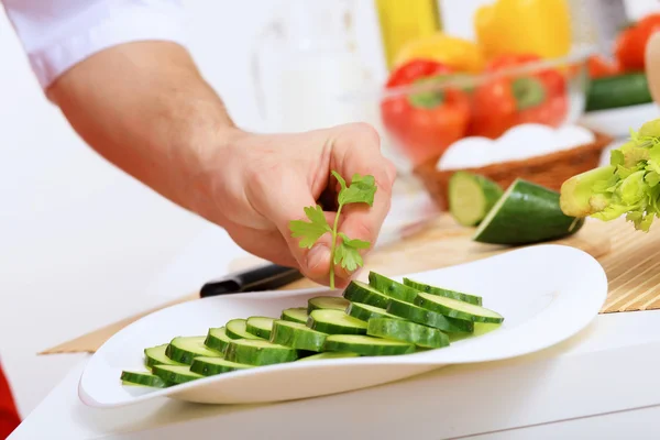 Fresh cut vegetables — Stock Photo, Image