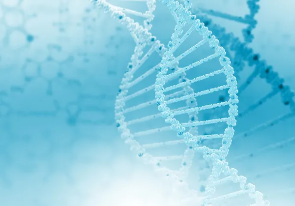 Illustrazione del filamento DNA — Foto Stock
