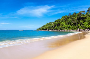 Khao Lak beach in Thailand clipart