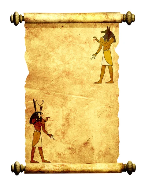 Anubis e Horus — Fotografia de Stock