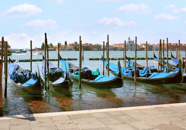 Gondolas i Venedig — Stockfoto