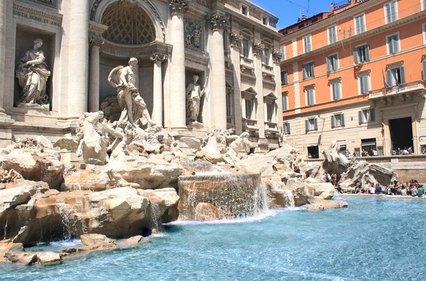 Roma 'daki Fountain di Trevi — Stok fotoğraf