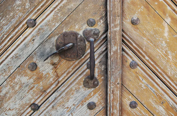 Rész-régi ajtó. — Stock Fotó
