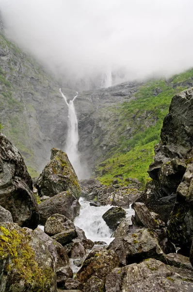 Wodospad w Norwegii. — Zdjęcie stockowe