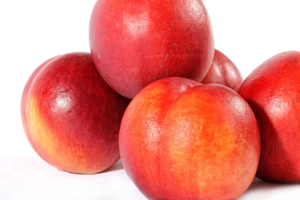 Högen av persika. — Stockfoto