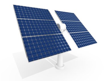 Solar power panel clipart