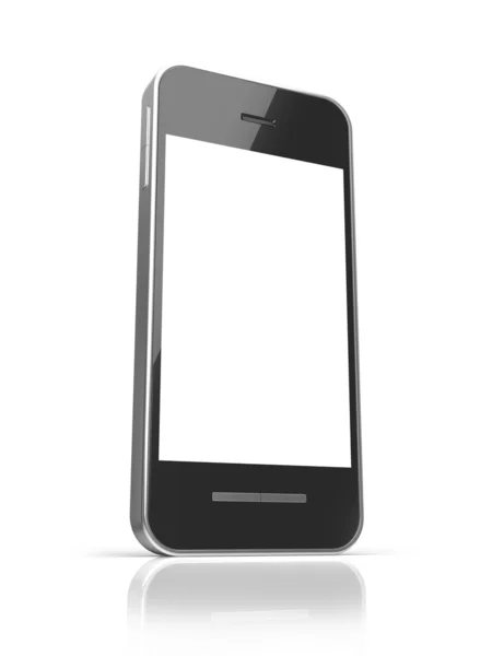 Czarny smartfon — Zdjęcie stockowe