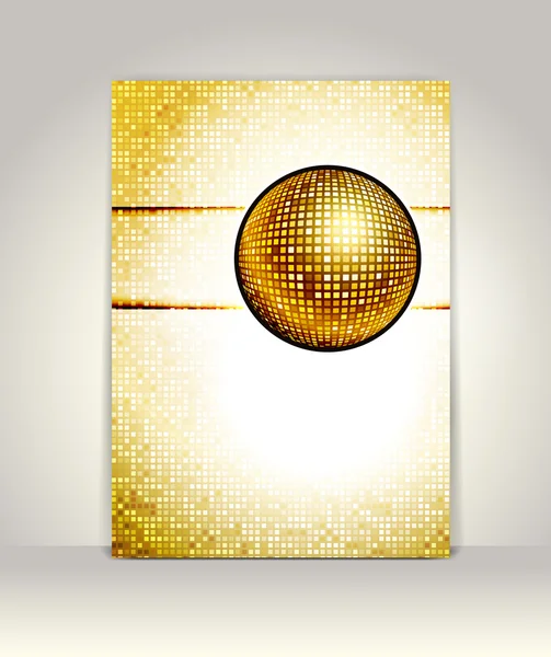 Бізнес брошура шаблон оформлення, партія фону з glowing — стоковий вектор