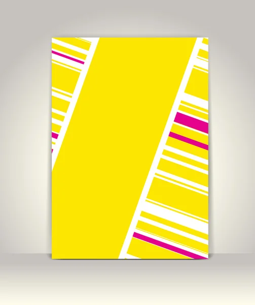 Broschüre Vorlage, abstraktes, buntes Design — Stockvektor