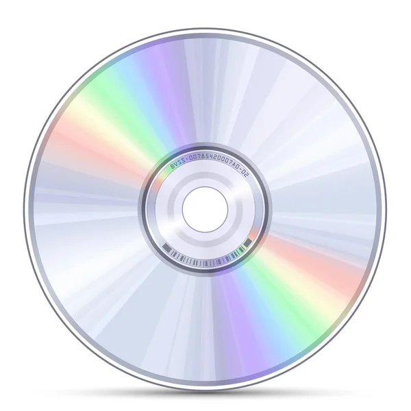 Blu-ray, DVD o CD disco — Vettoriale Stock