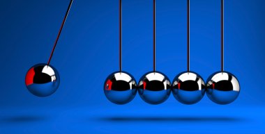 Newton's cradle clipart