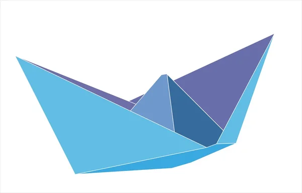 Papírové lodě — Stockový vektor