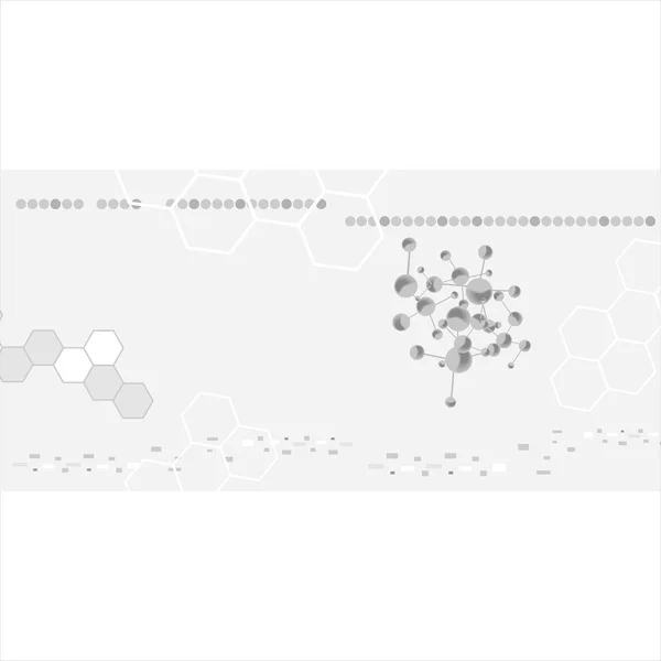 Fond de molécule — Image vectorielle