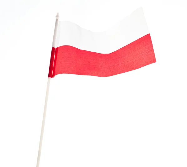 Флаг Польши. Закрыть . — стоковое фото