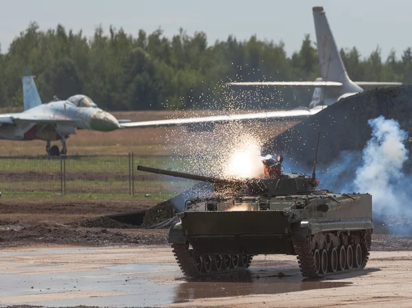 Tanque de batalha russo — Fotografia de Stock