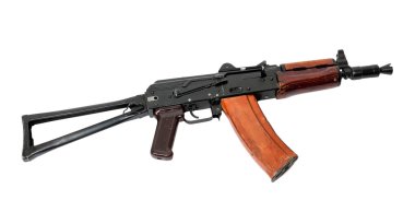 Russian automatic rifle AKS-74U clipart
