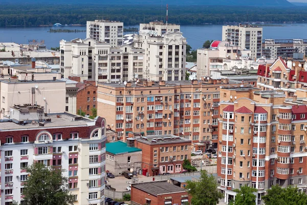Вид на российский город Самара в мае 2012 года — стоковое фото
