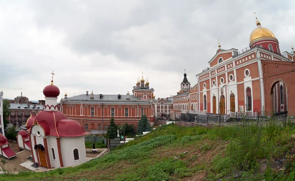 Iversky kloster in samara, russland. — Stockfoto