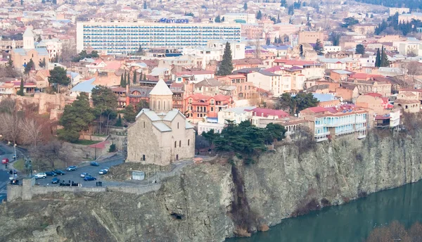 stock image Panoramic view from Narikala Fortress. Tbilisi. Georgia.