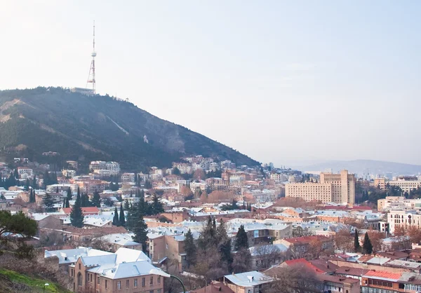 Vue panoramique depuis la forteresse de Narikala. Tbilissi. Géorgie . — Photo