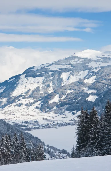 Skigebiet Zell am See. Österreich — Stockfoto