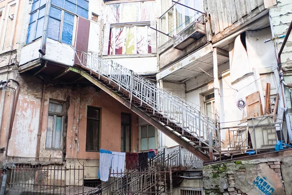 在旧的 town.tbilisi，格鲁吉亚街 — 图库照片