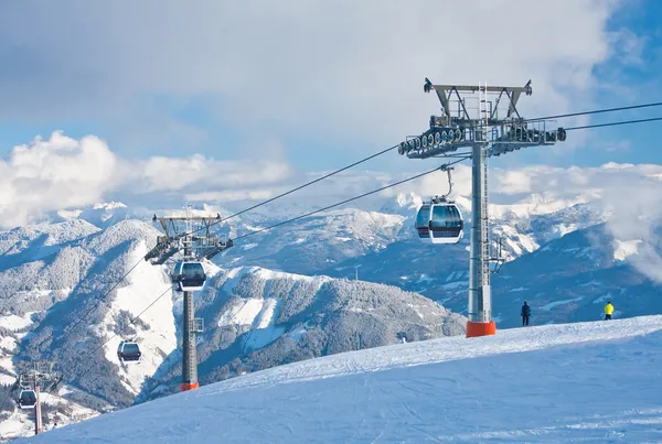 Ski resort zell am bakın. Avusturya — Stok fotoğraf