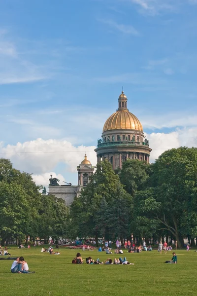 St. Isaac Katedrali Saint-Petersburg, Rusya — Stok fotoğraf