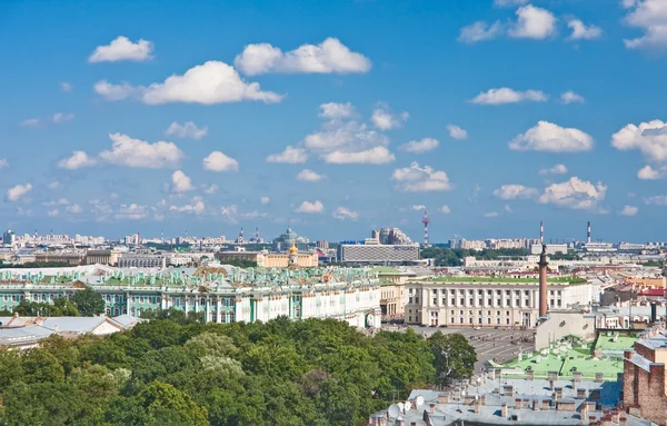 The view from the observation deck of St. Isaac's Cathedral. St. — Stock Photo, Image